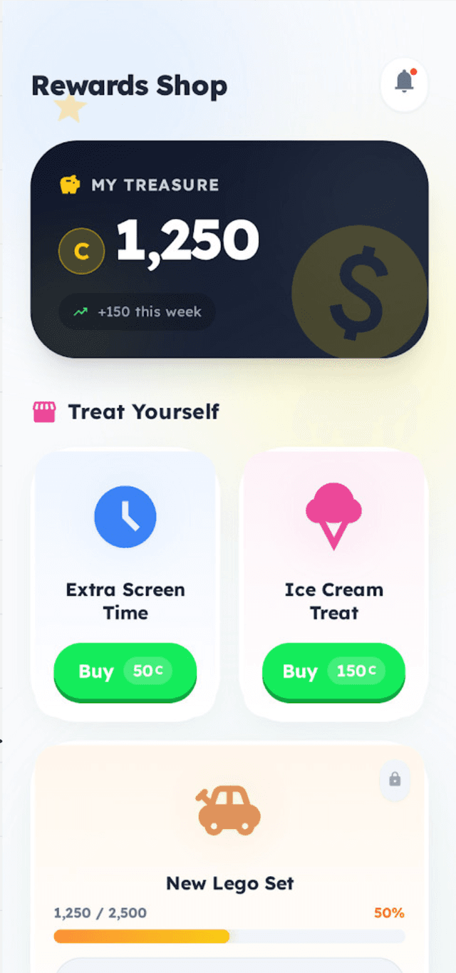 Rewards Shop screenshot